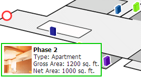 Plano de planta con anotaciones