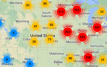 Import bulk markers in Google Map